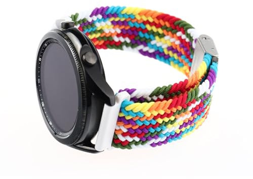 SITAFU Correa para Samsung Galaxy Watch Active 40mm/Active 2 40mm/44mm, 20mm Correa de Repuesto Deportiva Pulsera Trenzadas Elásticas para Samsung Galaxy Watch 3 41mm/Galaxy Watch 4/4 Classic