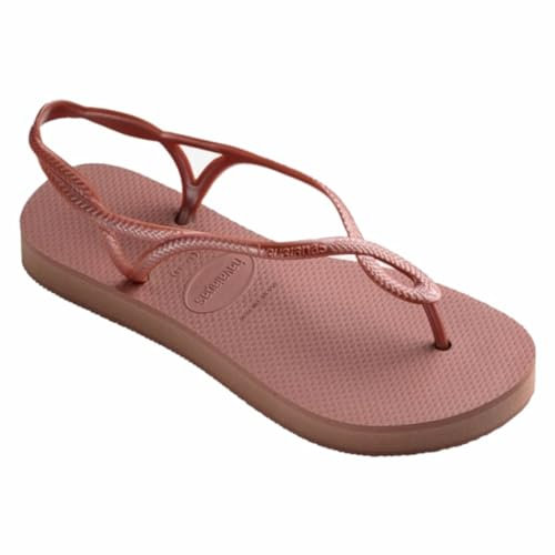 Havaianas Sandali Piattaforma A Infilare Luna Flatfor, Rosa, 37/38 EU