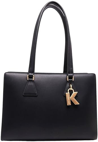 KARL LAGERFELD Sac fourre-tout K/Lock Appliques dorées Couleur noire, Noir