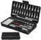 Faankiton 53PCS Coffret de Douilles, Coffret de Embouts, Lot Douilles et Cliquet, Jeu Coffret Douille Clé à Cliquet de Dégagement, Coffret de Douilles et Embouts Clés à Cliquet 1/4 72 Dents