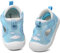 MASOCIO Chaussure Bebe Garcon Fille Ete Sandales Premier Pas Baskets Bébé Garçon Été Chaussures de Marche Souple Sandale 12-18 Mois Taille 19 Bleu Clair