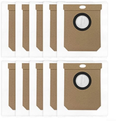 Sacchetti per aspirapolvere Conga 8490 con filtrazione efficiente, perfetti per una lunga durata (confezione da 10)