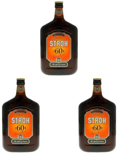 STROH Rum Original 60% (1 x 1 l) (Packung mit 3)