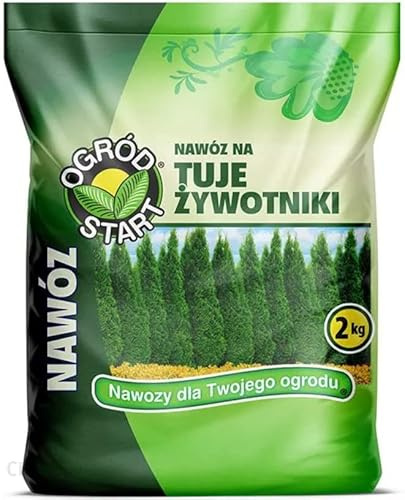 Concime per tuje e cipressi 2kg - conifere siepi alberi e arbusti sempreverdi