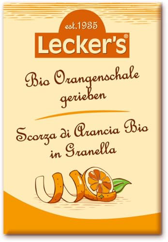 Bio Orangenschale gerieben 6 x 15 gr