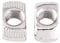 T Nut Hammerkopfmutter verzinkter Kohlenstoffstahlverschluss für Aluminiumprofil (EU30-M5 * 15,5 * 8)