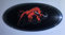 2x 130x65mm Emblem Folie (117x57mm) Red Stier
