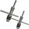 Zentrier-Wasserhahn-Spindel 1/16 Zoll bis 1/4 (1,5 bis 6 mm) Wasserhahn, Gewinde, Bohrmaschine, Drehmaschine, Set of 2 Pcs