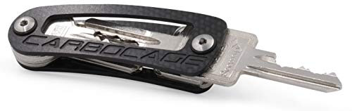 CARBOCAGE KEYCAGE - Key Organizer Titanium - Schlüsselorganizer - Schlüsselbund bis zu 12 Schlüssel - Schlüsselhalter - Organisation der Schlüssel - Key Holder - Made in Germany