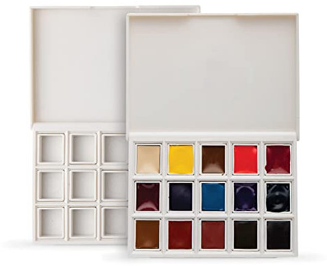 Daniel Smith 285650009 Godet Aquarell Set handgefüllt