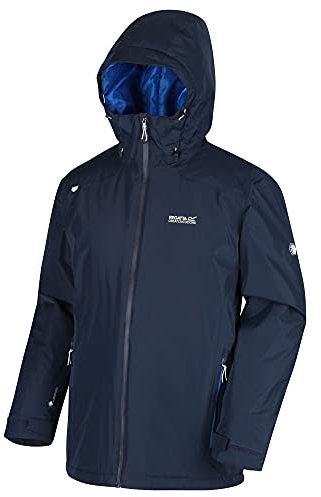 Regatta Thornridge Ii Herren-Outdoor-Jacke, wasserdicht, Thermo-Guard, isoliert, mit Kapuze, wasserdicht S navy