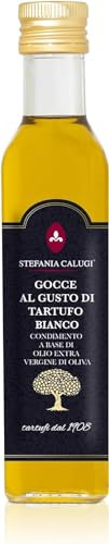 Stefania Calugi - 100ml Olio al Tartufo Bianco - Gocce Pregiate di Olio EVO - Prodotti Tipici