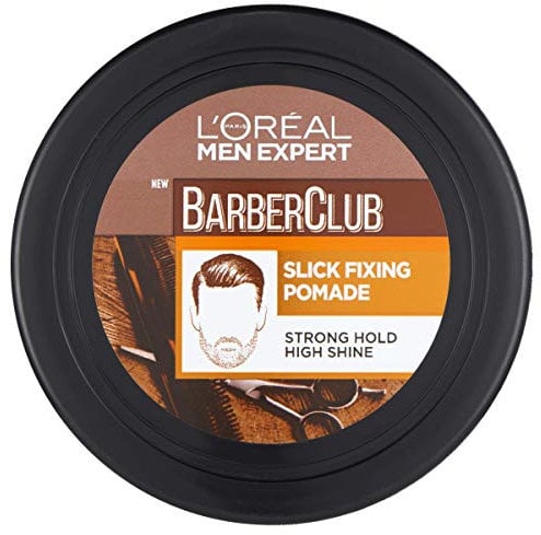 L'Oreal Paris Men Expert Men's Hair Wax Barber Club, Slick Fixing Pomade Wax, 75 ml