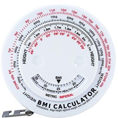 bmi maßband, massband körper Maßband Gewichtsverlustmaß Fettmaß body massband Lineal Fitness einziehbares Klebeband Sport Körpermaß Fettmessgerät Messwerkzeug massband rund
