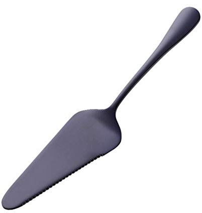 DOITOOL Tortenheber Edelstahl Schwarz Pizza Spatel Torte Und Kuchenschneider tortenheber kuchenheber (Schwarz)