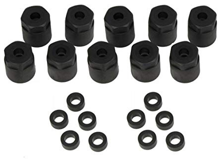 SET Überwurfmutter inkl. Dichtung 8/10 mm für Tankentnahme Ölleitung Winkel/Blockaufst. Kreuzstück (10 mm x 10 Stück)