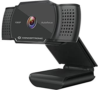 Conceptronic Webcam AMDIS 1080P HD Webcam+Microphone SW