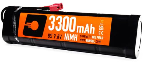 Nuprol Power 3300mAh NiMH 9.6V Large - Deans Connector Battery