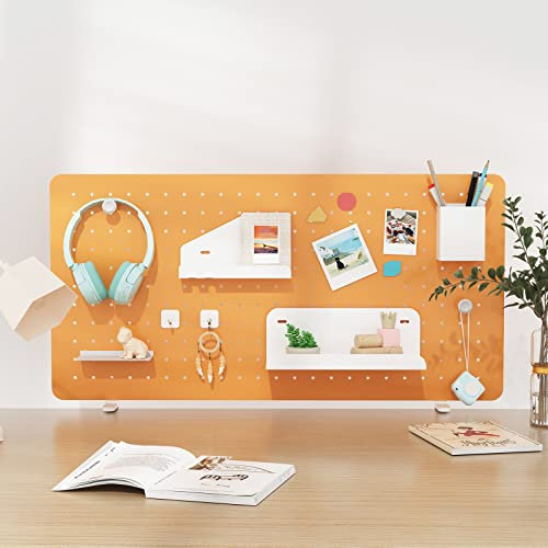 FLEXISPOT Werkzeugwand Metall-Lochwand, Maße 740 x 370 x 1,2 mm,lochplatte Metall, mit Stärke ca. 1,2 mm, Lochwand für Werkstätten und Werkbänke, Desktop-Speicher, Bastel- und Deko-Artikeln