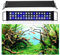 Izrielar LED Aquarium Beleuchtung, 16W Aquariumbeleuchtung Lampe Weiß Blau Licht Aquarium Lampe mit Verstellbarer Halterung für 45-60cm Süßwasser-Aquarien