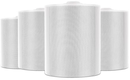 Herdio 5,25 Pollice Bluetooth casse per esterno 600 Watt Diffusori da esterno Altoparlanti da esterno Per Esterno,Camper, Giardino, Terrazza, Ristorante, Home Theatre