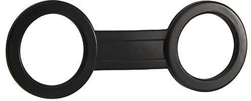KVSERT 8 Stück Silikon Schnorchel Maske Gurt Halter Clips Halter Befestigung Ersatzteil Zubehör Schwarz