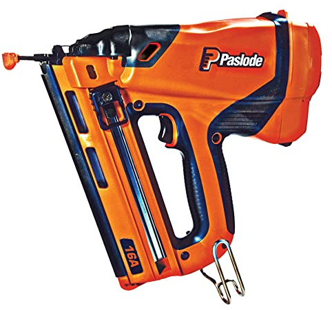 Paslode - Cordless Finish Nailer, 916200, 16 Gauge Angled, Battery and Fuel Cell Powered, No Compressor Needed