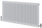 Go Bathrooms Utopia White Horizontal Radiator 600 x 1370mm Traditional Cast Iron Style 2 Column White Central Heating Living Room Radiator