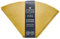 Size 6/No.6/1x6 Coffee Filter Papers by COFFEE LUSSO, Cone Shaped, Unbleached, Eco Friendly (50)