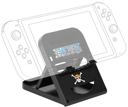 Konix One Piece Support-Ständer Nintendo Switch, Switch 2, Smartphones und Tablets - Verstellbare Position - Schwarz