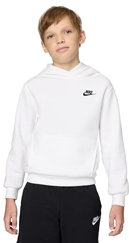 NIKE K NSW Club FLC HDY Lbr Top Unisex - Bambini e Ragazzi