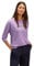 STREET ONE Damen A320591 T-Shirt 3/4 Arm, Soft Pure Lilac Melange, 44