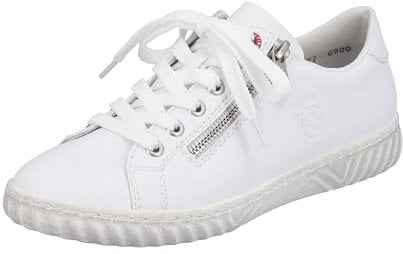 Rieker Baskets N0900 pour Femme, Blanc., 42 EU