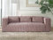 Lisa Design Stella – 3-Sitzer Einzelsofa – aus Cord – moderner Stil Rosa