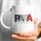 Transparent Gift Taza Personalizada Papá Colores. Regalo Personalizado Día del Padre. Tazas Personalizadas de Cerámica para Desayuno. Regalos Originales para Hombre. Regalos Personalizados para Padres
