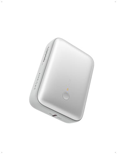 AMEGAT Mini Power Bank 10000mAh, Powerbank 22.5W Ricarica Rapida USB C Input & Output Caricatore Portatile per Smartphone, Tablet, Auricolari e Altro