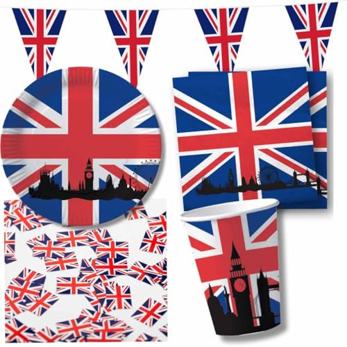 Partyset * England * // England Partyzubehör // England Partydekoration // Großbritannien Partyset - DH-Konzept