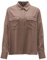 OPUS Damen Langarmbluse | Hemdbluse FLARA Loose aus schimmernder Viskose Cocoa, 36