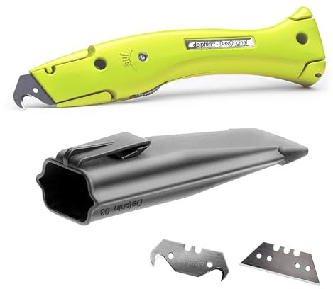 Delphin®-03 Farb Edition inkl. Klingen und Kunststoffköcher, Teppichmesser