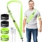taonganui Lauflicht Joggen mit Reflektoren Gürtel, Verstellbarer LED Lauflampe USB Aufladbar Lauflicht Nacht Reflektor Sicherheitslicht Laufgürtel für Joggen Laufen Hundewandern Running Fahrradfahren