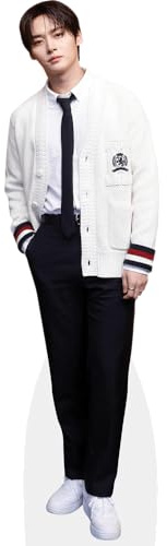 Lee Know (White Jacket) Pappaufsteller lebensgross