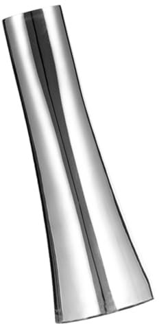 MAGICLULU Edelstahl Blumenvase 6 Zoll Modern Metall Vase Für Wohnkultur Und Tischdekoration Glänzende Oberfläche Für Wohnzimmer Und Büro