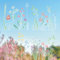 younikat Fensterbild Frühling Blumen Wiese I statisch haftend I wiederverwendbar I Sommer weiß bunt I you0034