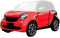 Halbgarage Autoabdeckung für Benz Smart Fortwo 2006-2025, Wasserdicht Sonnenschutz Thermomatten, Atmungsaktiv Autoplane Regen Sonne Schnee Auto Abdeckplane Abdeckung (Silber)