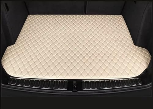 Alfombrilla Maletero Coche Para Hyundai Para I30 2009 Revestimiento Maletero Bandeja Carga Alfombra Protector Contra Barro Recambo Bandeja(Beige)
