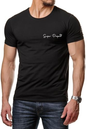 solenzo -T-Shirt Homme Super Papa - idée Cadeau fête des pères - Plusieurs Couleurs