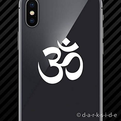 myrockshirt Om Symbol Zeichen Hinduismus Meditation Sanskrit Kraftsymbol Reiki Back Handy Aufkleber,Sticker,Decal,Autoaufkleber,UV&Waschanlagenfest,Profi-Qualität