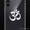 myrockshirt Om Symbol Zeichen Hinduismus Meditation Sanskrit Kraftsymbol Reiki Back Handy Aufkleber,Sticker,Decal,Autoaufkleber,UV&Waschanlagenfest,Profi-Qualität