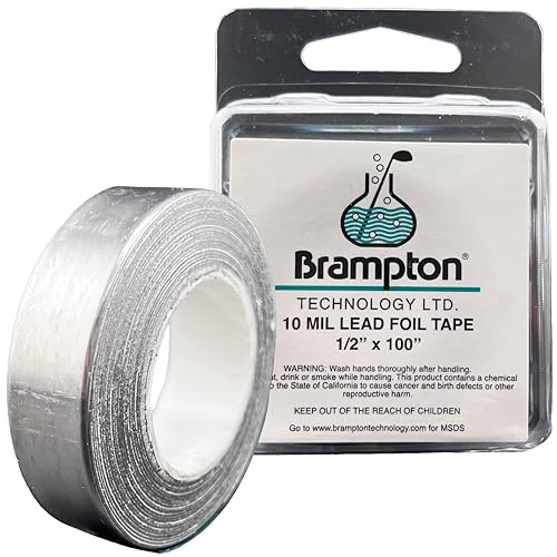 Brampton Lead Tape for Golf Clubs – Applied to The Clubhead to Adjust Swing Weight, Feel and Ball Flight, ½ x 100