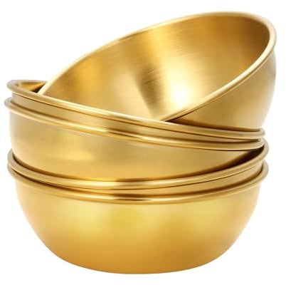 5Stück Dipschalen Edelstahl Gewürzschale Soßenschale: Klein Schalen Dip Schälchen Sojasauce Gewürz Dessert Salatsoße Saucen Ketchup Essig Servierschalen